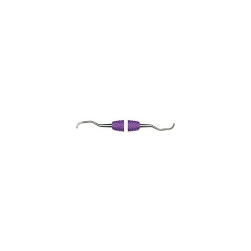 PDT R016 Cruise Line Amazing Gracey 1/2 Double End Currette Purple Resin Handle PDT R016 Cruise Line Amazing Gracey 1/2 Double End Currette Purple Resin Handle